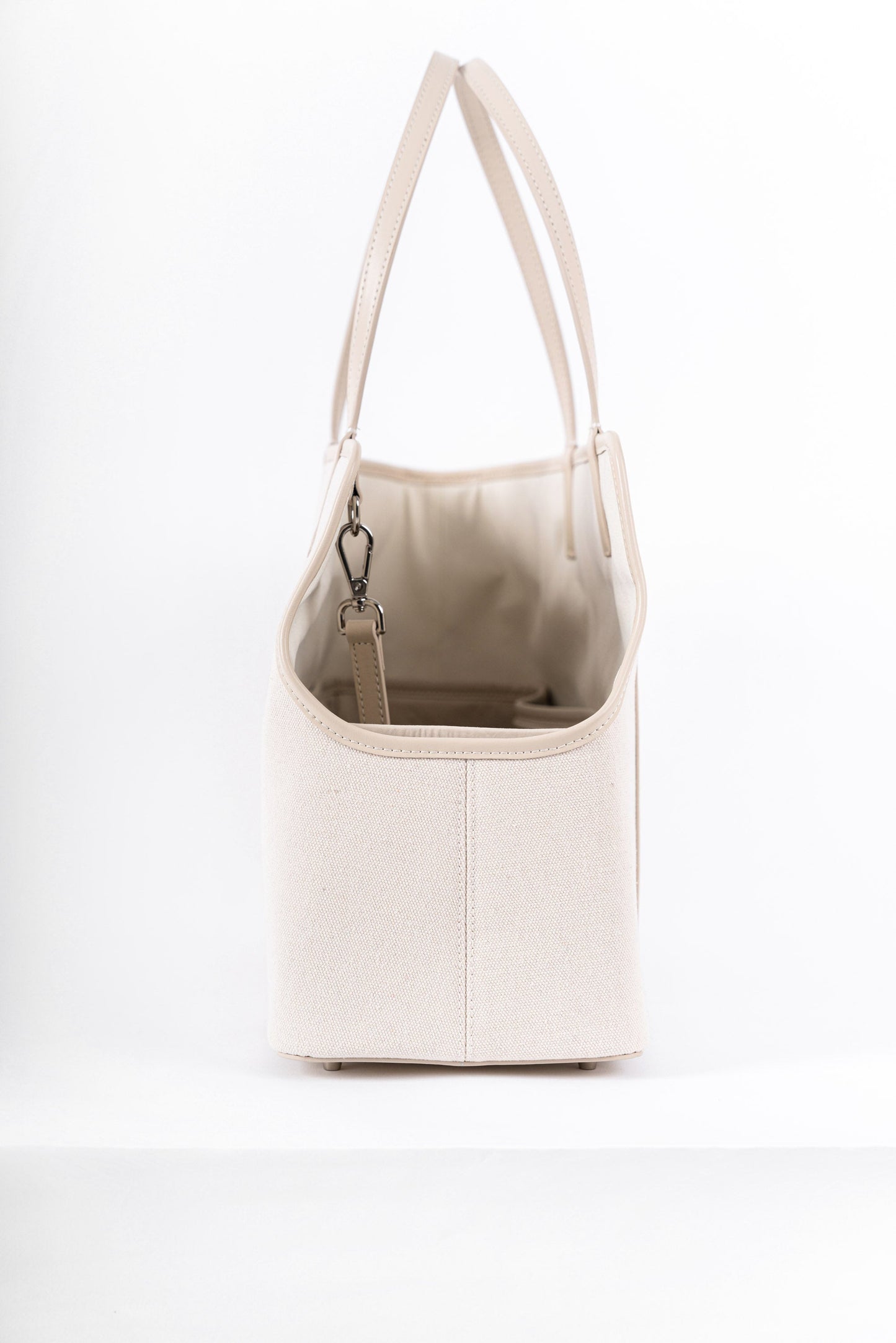 The London Tote Bag — White/Cream Maison Munch