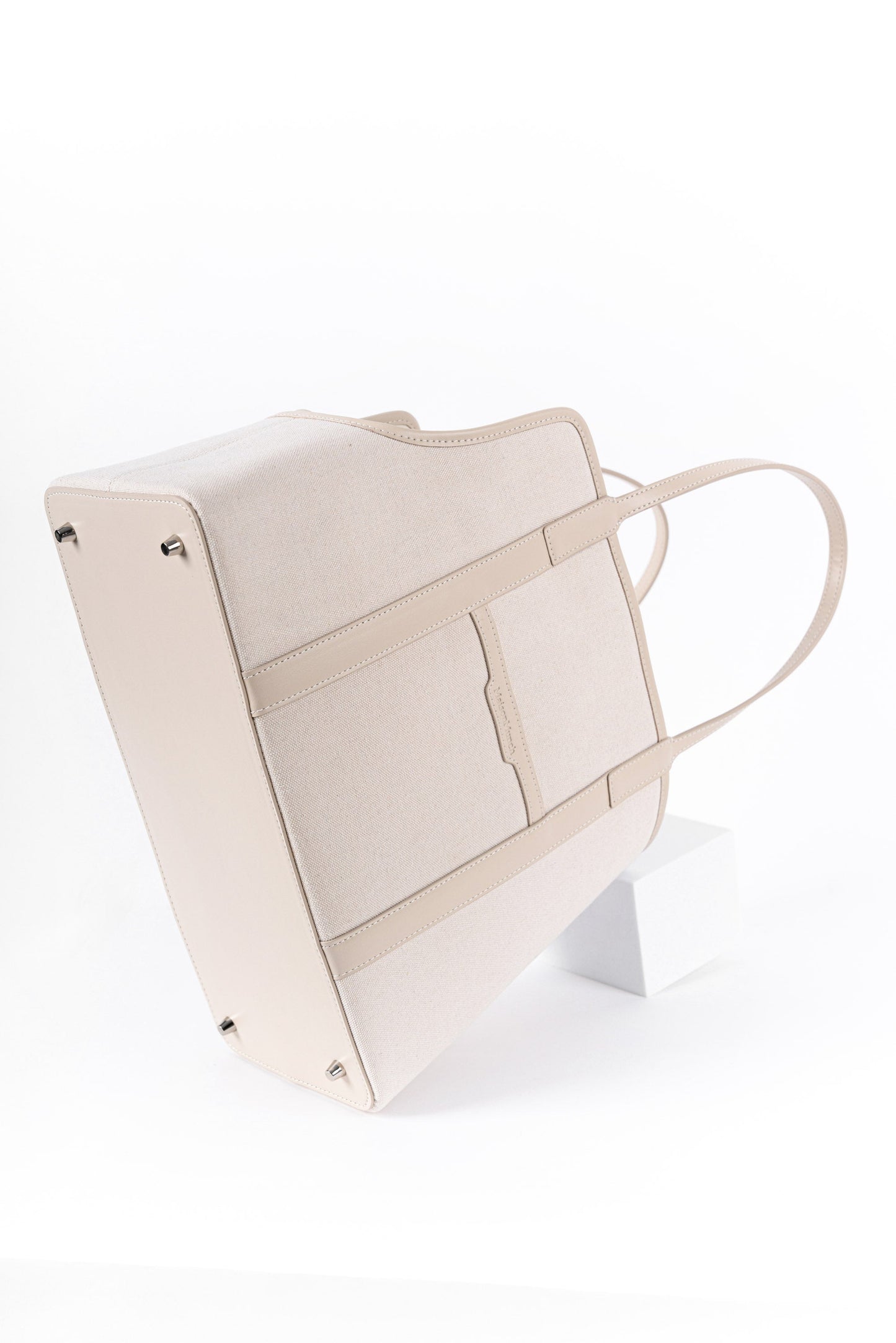 The London Tote Bag — White/Cream Maison Munch