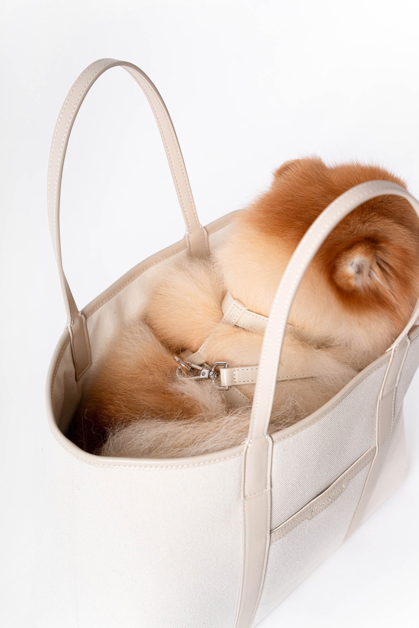 The London Tote Bag — White/Cream Maison Munch