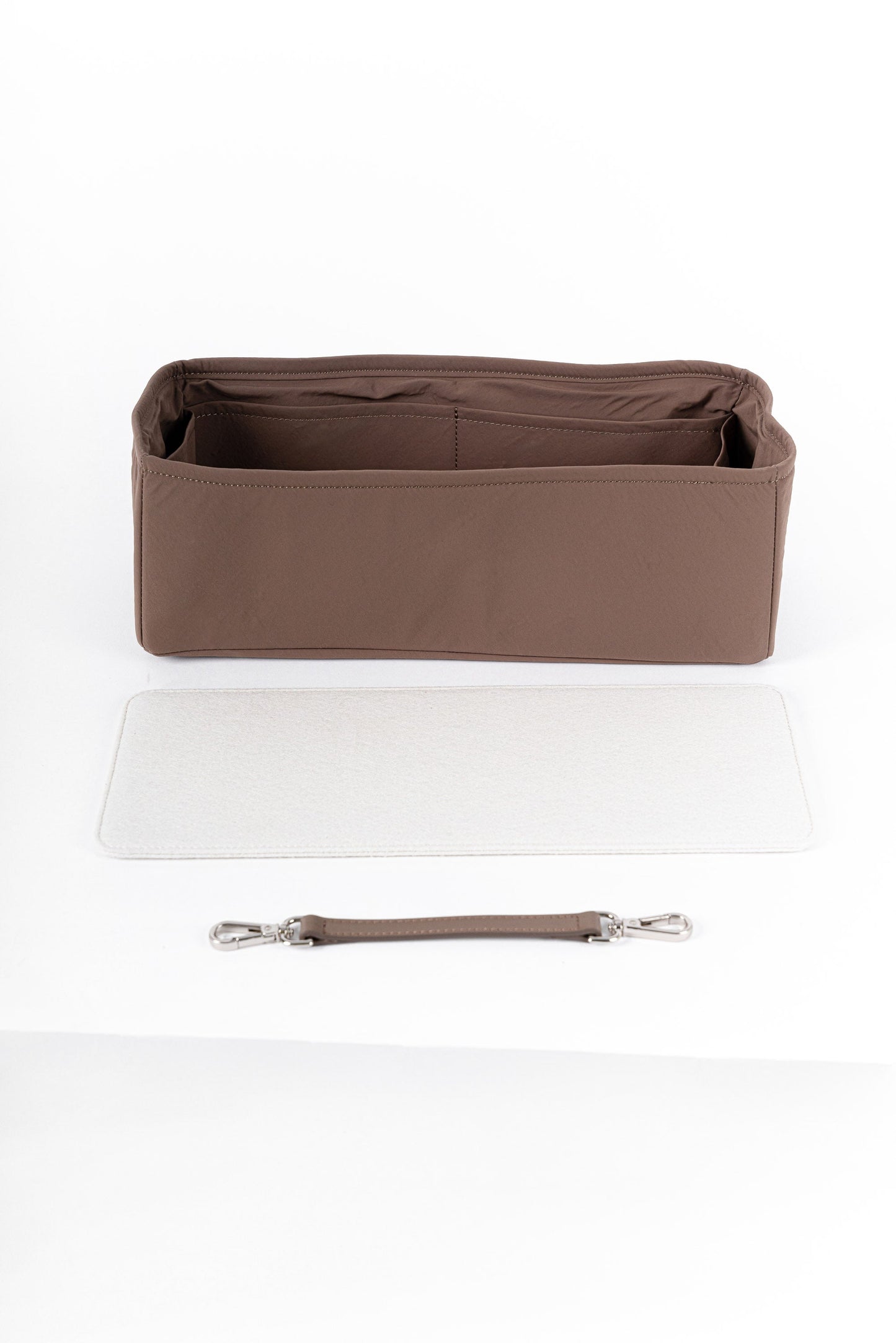 The London Tote Bag — White/Cocoa Maison Munch