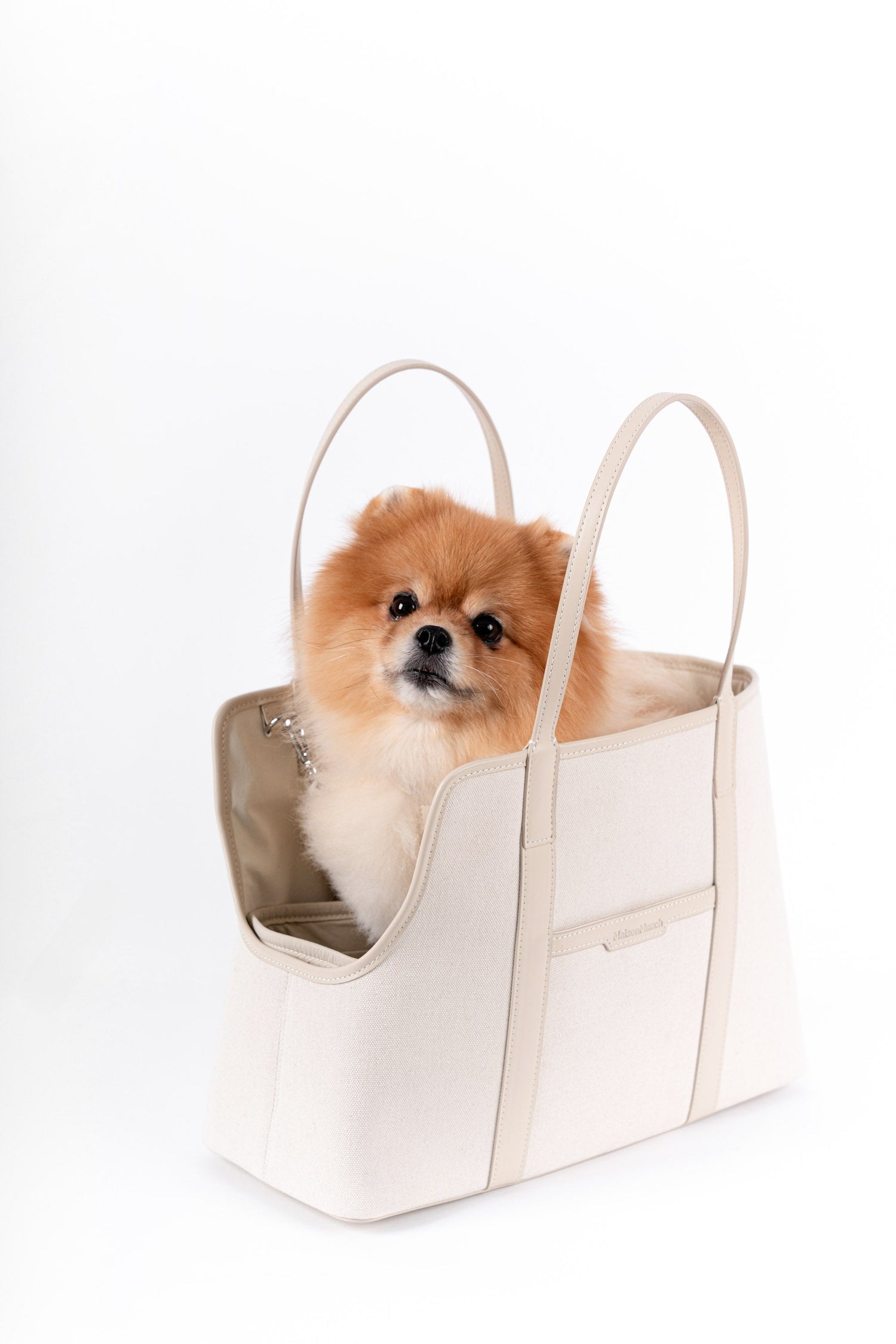 The London Tote Bag — White/Cream Maison Munch