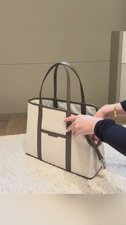 The London Tote Bag — Cream
