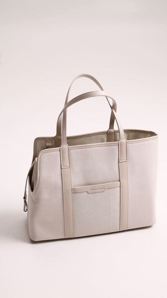 The London Tote Bag — Cream