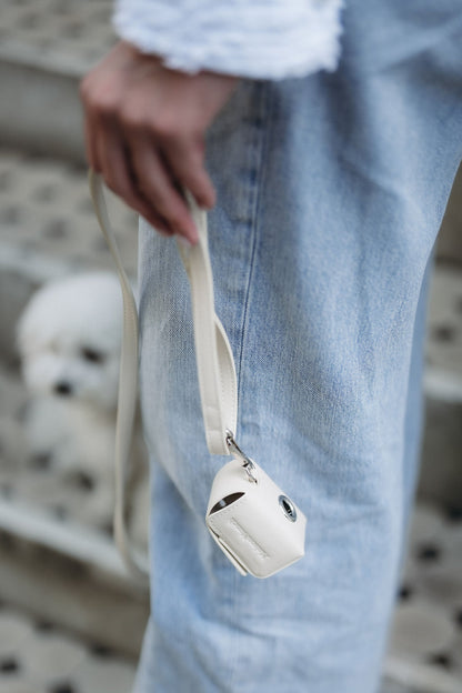 The Pocket - Cream Poop Bag Holder Maison Munch